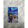 Cozy Winter Zombie 4x6 Physical Art Print
