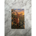 Fawn in Corn Field 4x6 Physical Art Print
