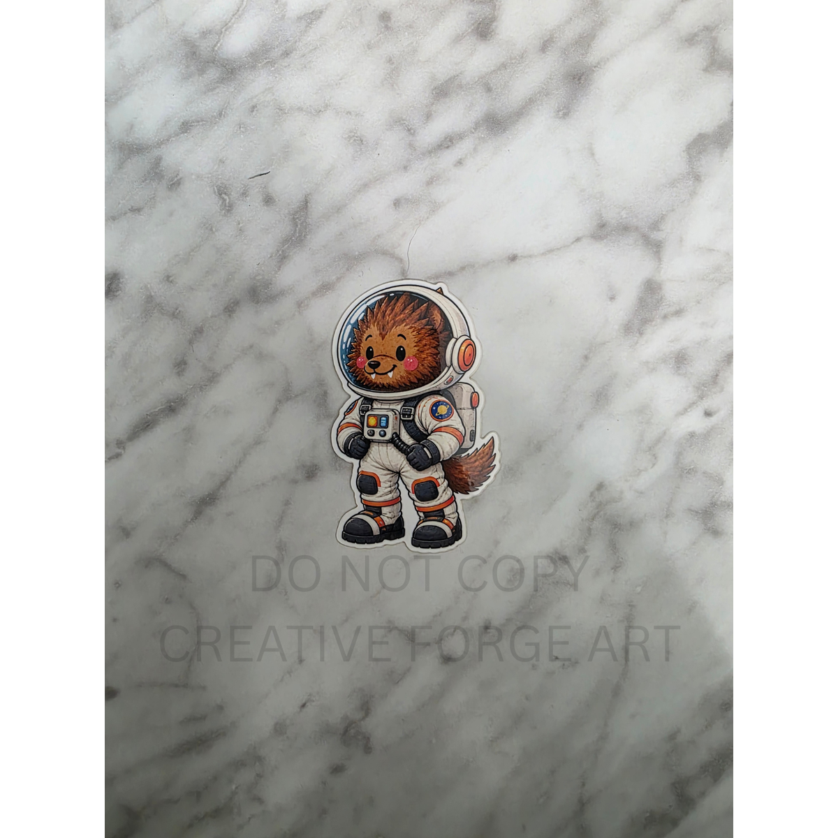 Werewolf in Space Sticker