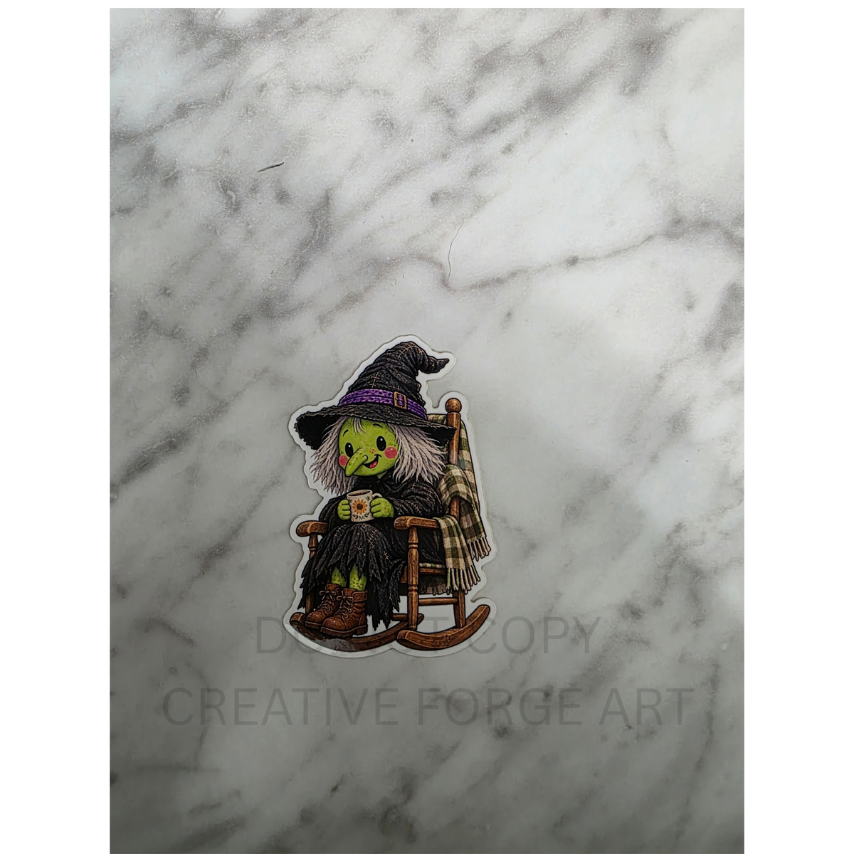 Whimsical Hag Sticker