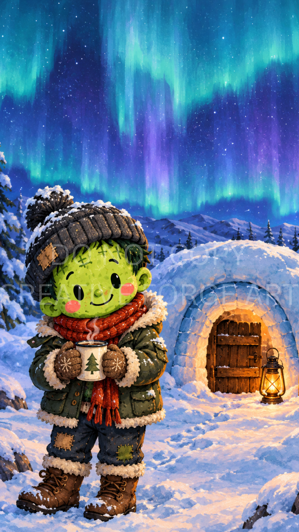 Cozy Winter Zombie Digital Bundle