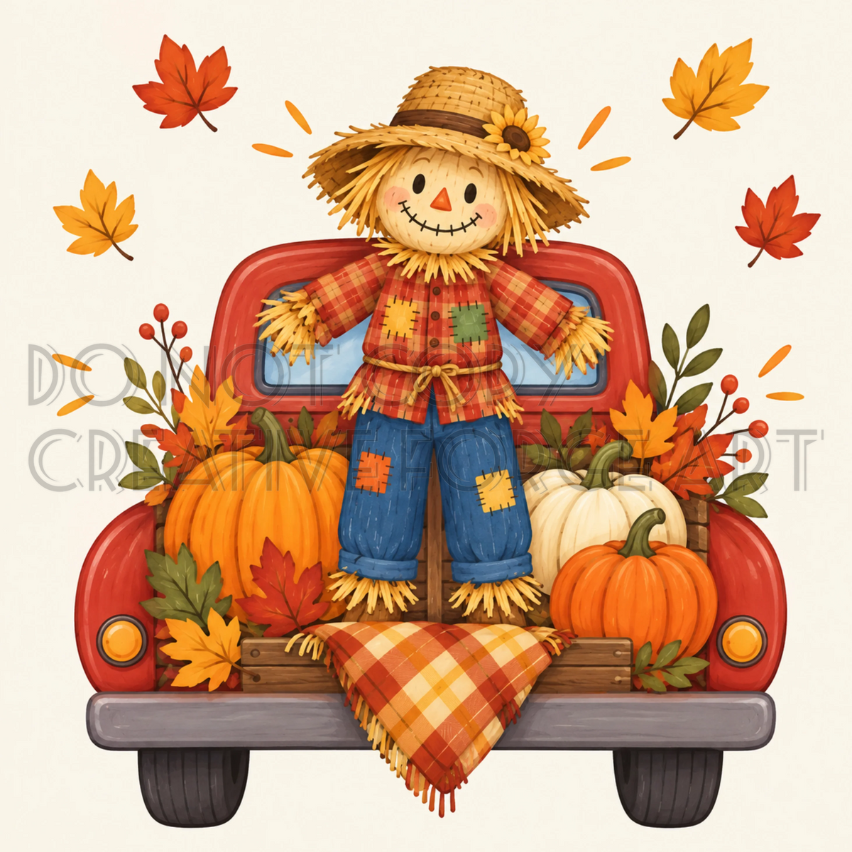 Watermarked - Scarecrow 6x6 PNG Download