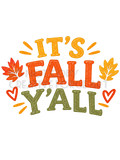 Watermarked - It's Fall Yall PNG Sticker Download
