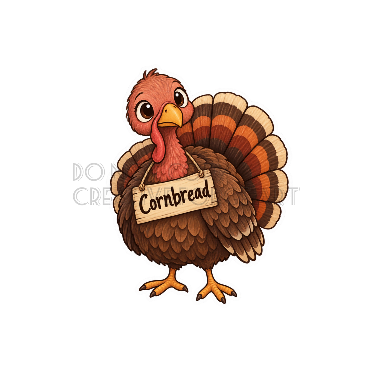 Watermarked - Cornbread the Turkey