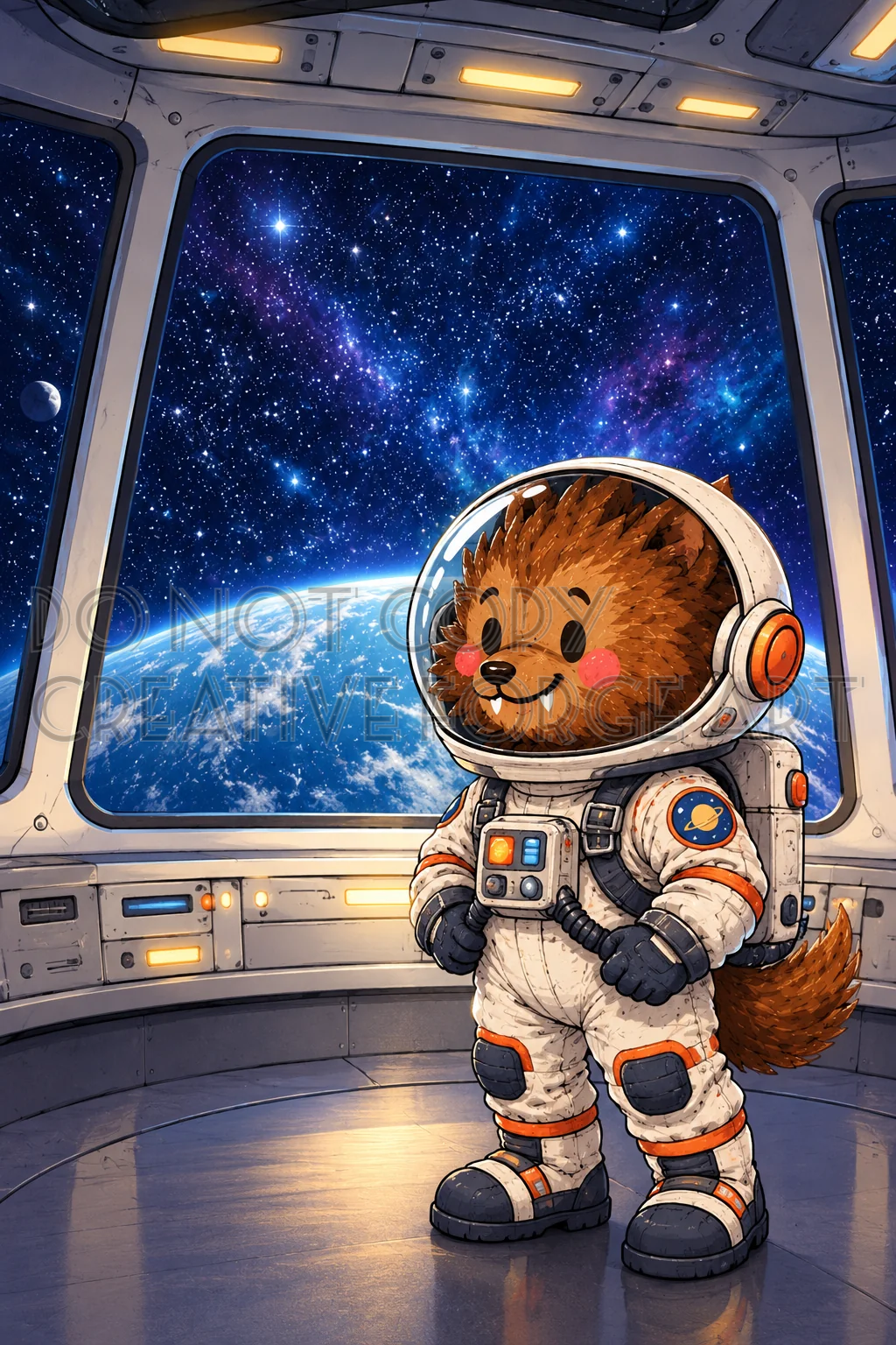 Watermarked - Werewolf 4x6 PNG Print